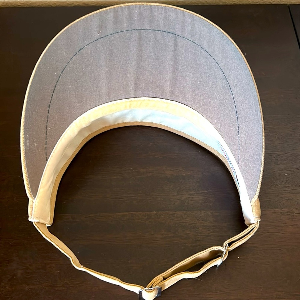 *SOLD*Callaway Classic Canvas Tan Golf Visor Vintage - Picture 7 of 9